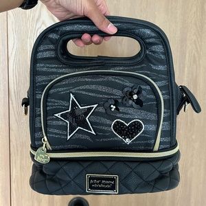 Betsy Johnson Stars & Zebra Insulated LunchBag